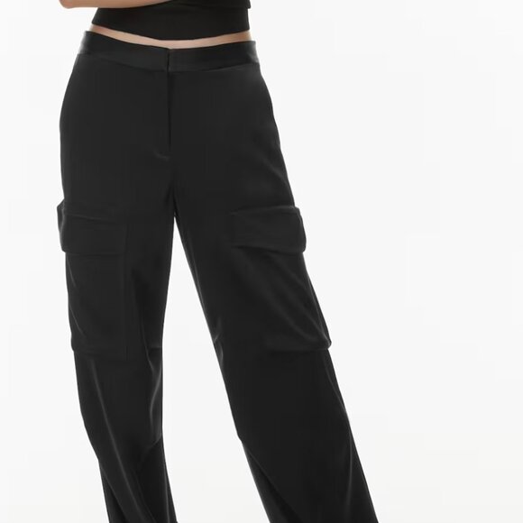 Aritzia - Alliance Satin Cargo Pant - Picture 1 of 7